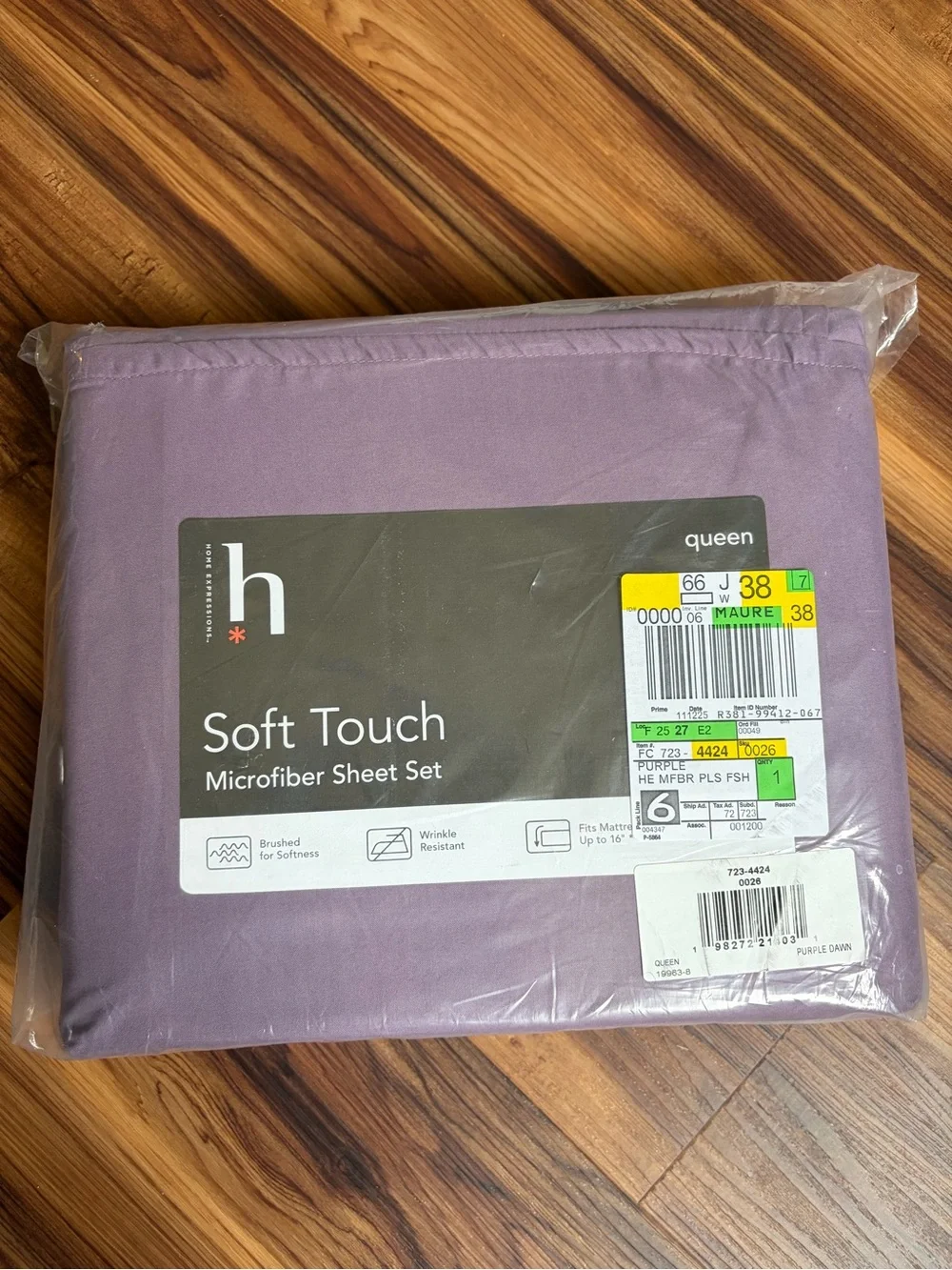 Home Expressions— Queen Microfiber Sheet Set